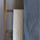 Painted Stripe Fabric, Indigo
