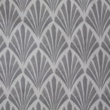 Deco Fan Fabric, Grey - Archive