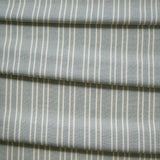 Needlepoint Stripe Fabric, Blue Teal