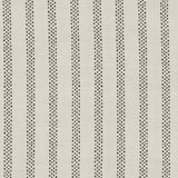 Polka Stripe Fabric, Creme-Noir