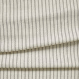 Polka Stripe Fabric, Creme-Noir