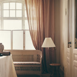 Moiré Stripe Fabric, Amber