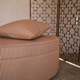 Moiré Stripe Fabric, Amber