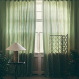 Moiré Stripe Fabric, Emerald