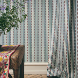 Eivor's Stripe Fabric, Teal