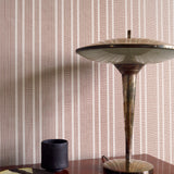Needlepoint Stripe Wallpaper, Sienna
