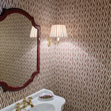 Painted Ikat Wallpaper, Sienna