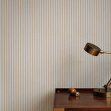 Small Polka Stripe Wallpaper, Gold - Textile base