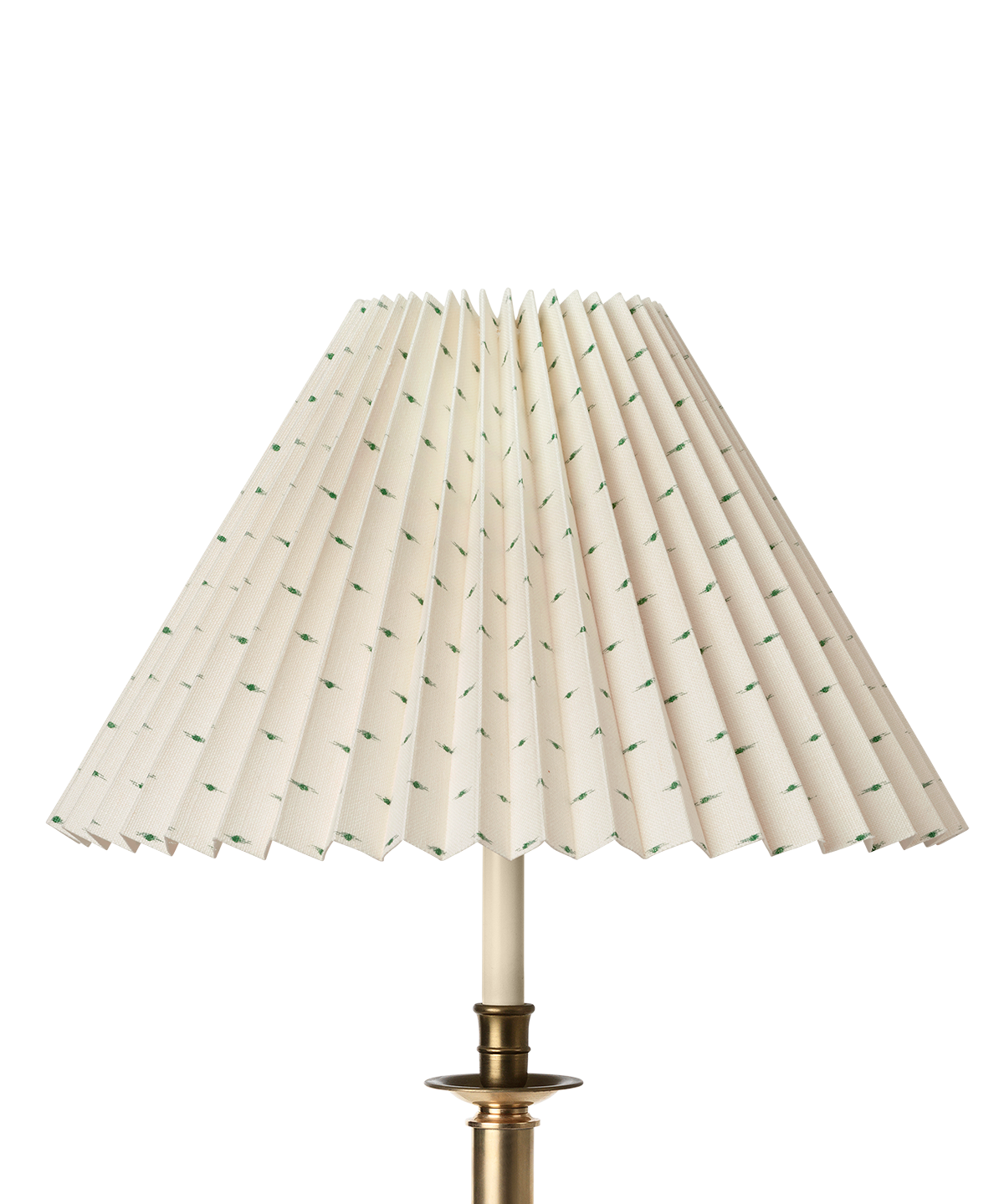 Drop Pleated Lampshade, Emerald