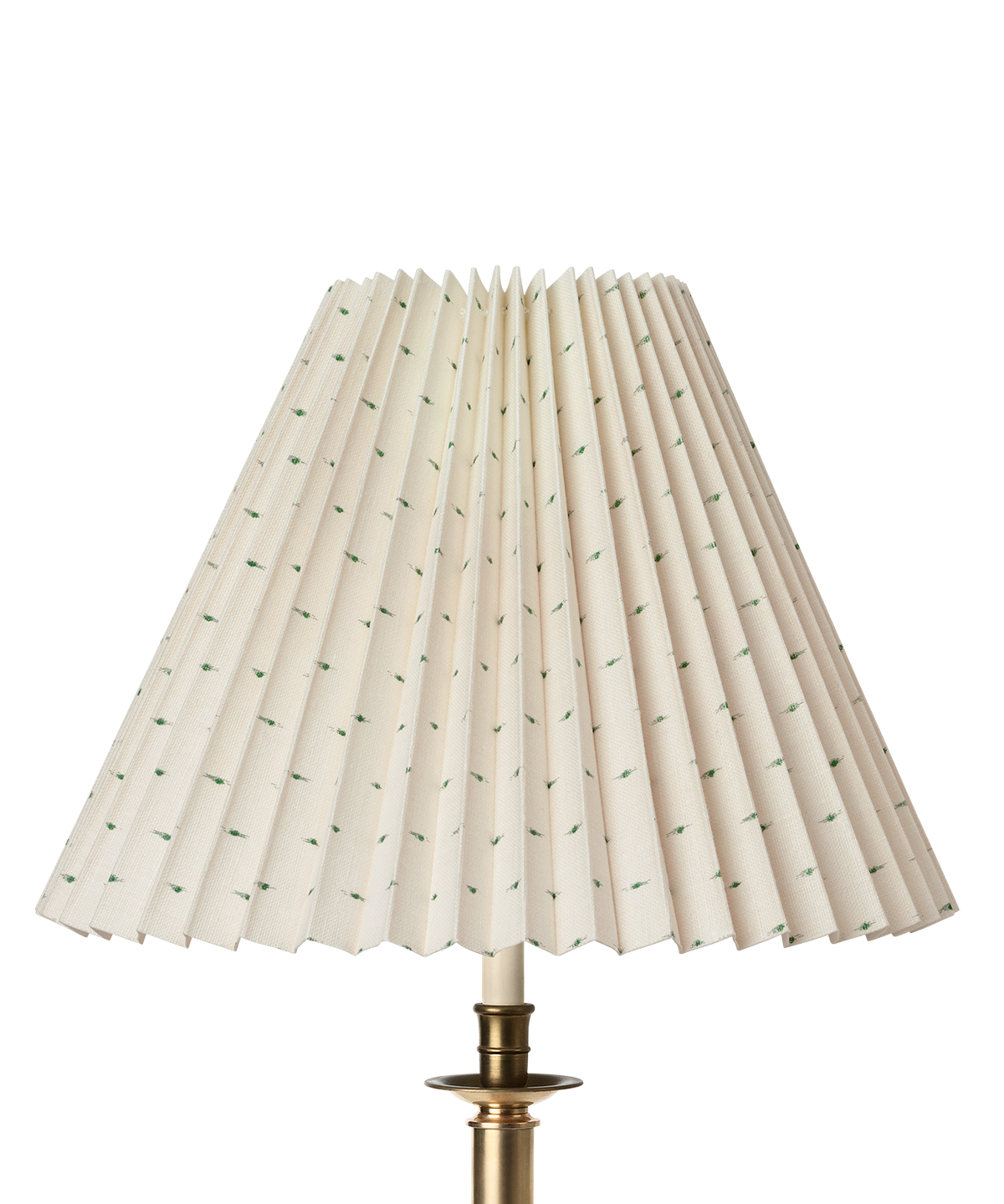 Drop Pleated Lampshade, Emerald