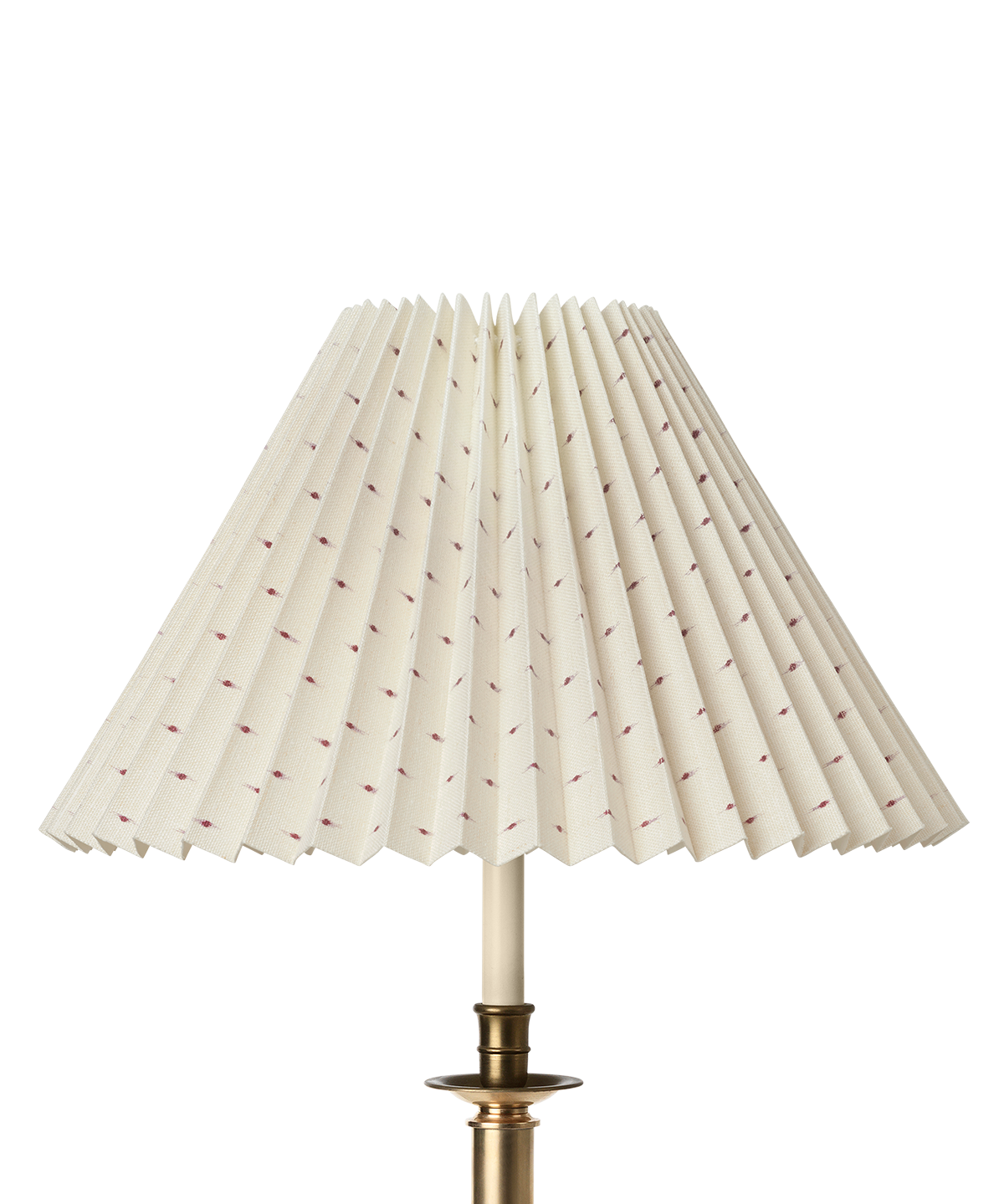 Drop Pleated Lampshade, Rose