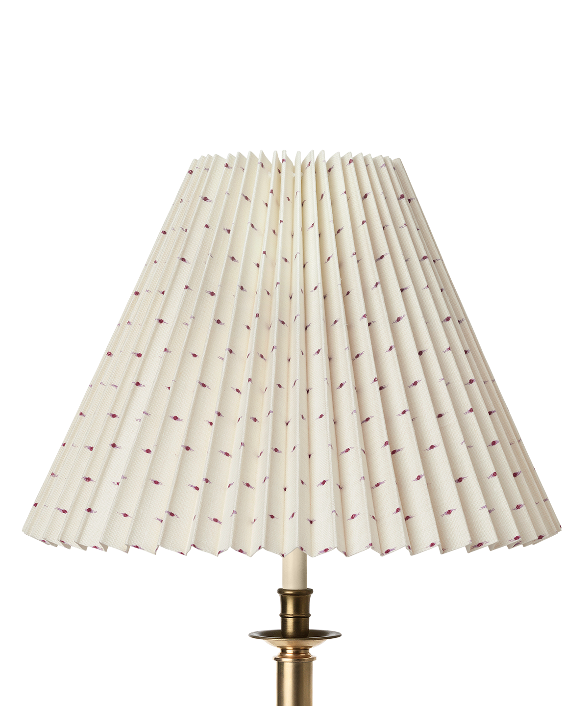 Drop Pleated Lampshade, Rose