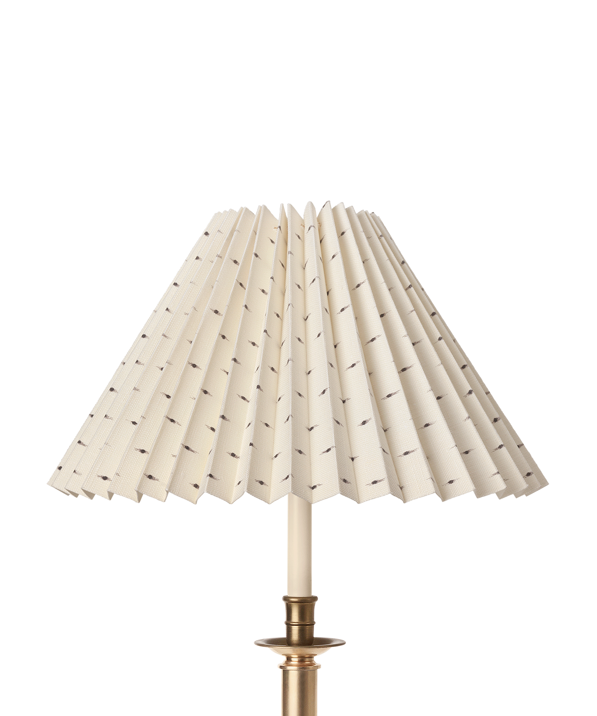 Drop Pleated Lampshade, Charcoal