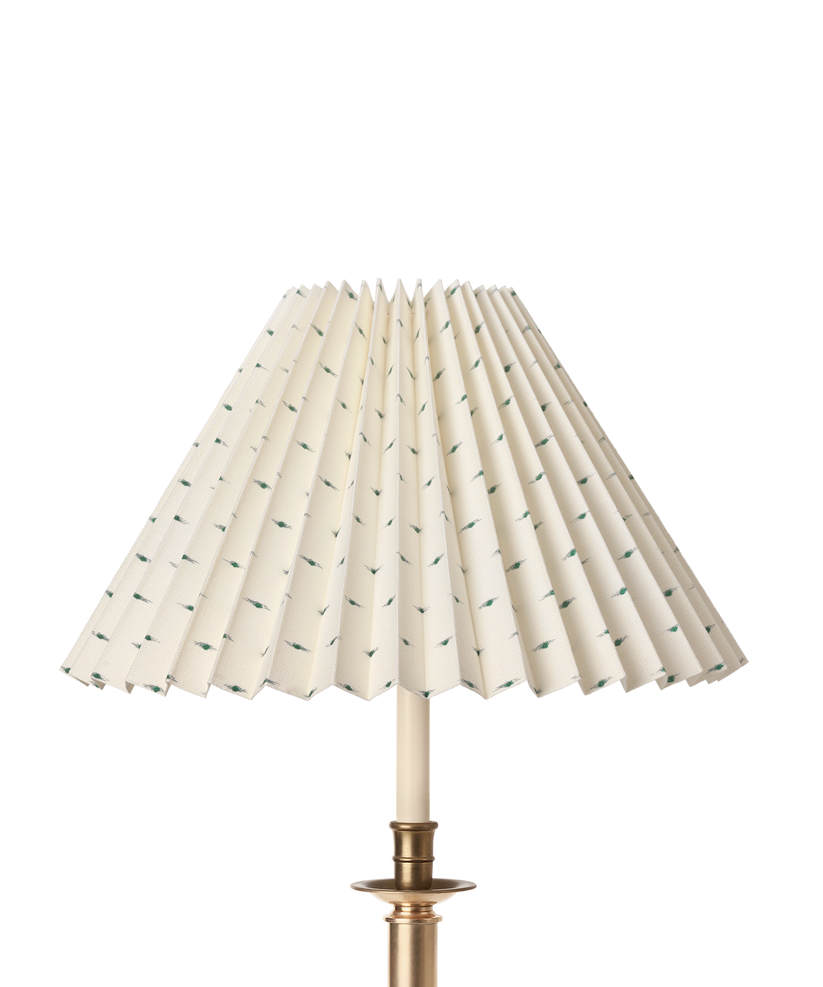 Drop Pleated Lampshade, Emerald