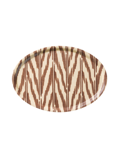 The Family Tray, Small - Painted Ikat, Sienna