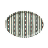 The Family Tray, Small - Eivor's Stripe, Teal