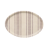 The Family Tray, Small - Vera's Stripe, Burgundy