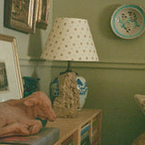 Silvia's Cloth Lampshade H32, Gold