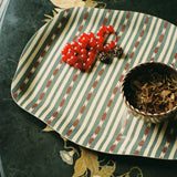 The Family Tray, Curved - Eivor's Stripe, Teal