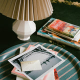 Silky Linen Pleated Lampshade, Champagne