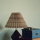 Needlepoint Stripe Pleated Lampshade, Sienna