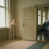Vera's Stripe Wallpaper, Sage - Textile-base