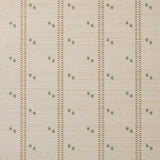Cross Stitch Wallpaper, Green-Ochre - Grasscloth