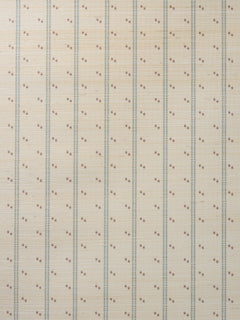 Cross Stitch Wallpaper, Indigo-Plum - Grasscloth