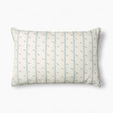 Cross Stitch indigo Plum Cushion, 35x55cm
