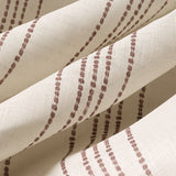 Vera's Stripe Fabric, Burgundy