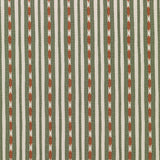 Eivor's Stripe Fabric Sample, Rust