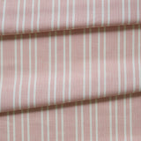 Needlepoint Stripe Fabric, Rouge