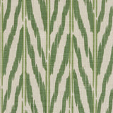 Painted Ikat Fabric, Green Earth