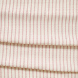 Polka Stripe Fabric, Rouge
