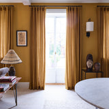 Silky Linen Fabric, Gold