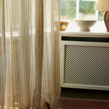 Vera's Stripe Fabric, Burgundy