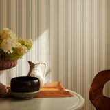 Vera's Stripe Wallpaper, Sea