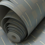 Townhouse Wallpaper, Blue Smoke