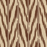 Painted Ikat Wallpaper Sample, Sienna