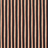 Painted Stripe Wallpaper Sample, Orange-Noir