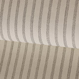 Small Polka Stripe Wallpaper, Creme-Noir - Textile base