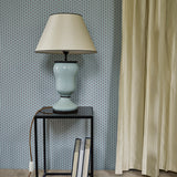 Cubism Wallpaper, Blue Porcelain