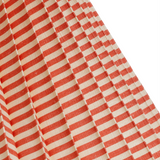 Moiré Stripe Pleated Lampshade, Scarlet