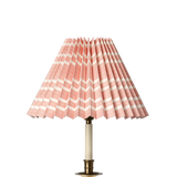 Needlepoint Stripe Pleated Lampshade, Rouge
