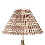 Needlepoint Stripe Pleated Lampshade, Sienna