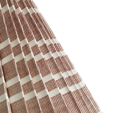 Needlepoint Stripe Pleated Lampshade, Sienna