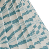 Painted Ikat Pleated Lampshade, Azurite