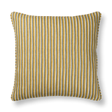Painted Stripe Mustard Cushion, 45x45cm