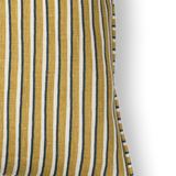 Painted Stripe Mustard Cushion, 45x45cm