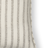 Polka Stripe Creme-Noir Cushion, 45x45cm